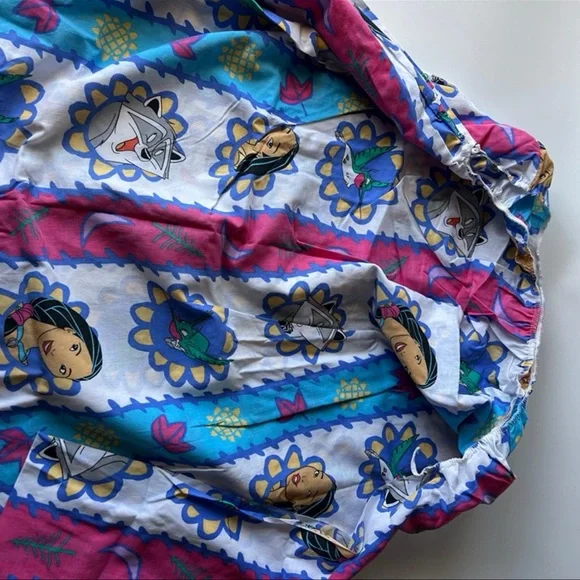 Vintage Disney Pocahontas Crib / Toddler Bedding Set - Picture 7 of 9